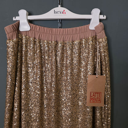Gonna Paillettes Oro