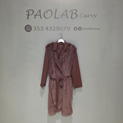 Cappotto Ecopelliccia