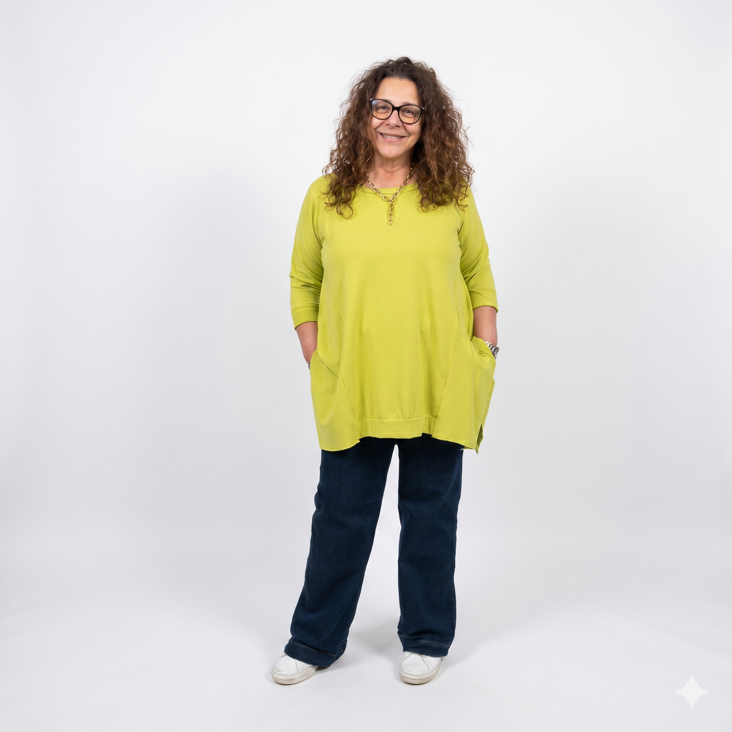 Maglia cotone 7/8