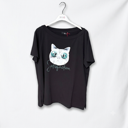 T-Shirt Cotone Gatto