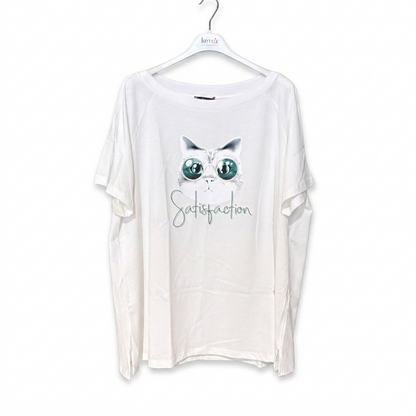 T-Shirt Cotone Gatto