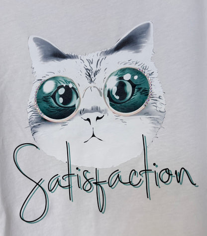 T-Shirt Cotone Gatto