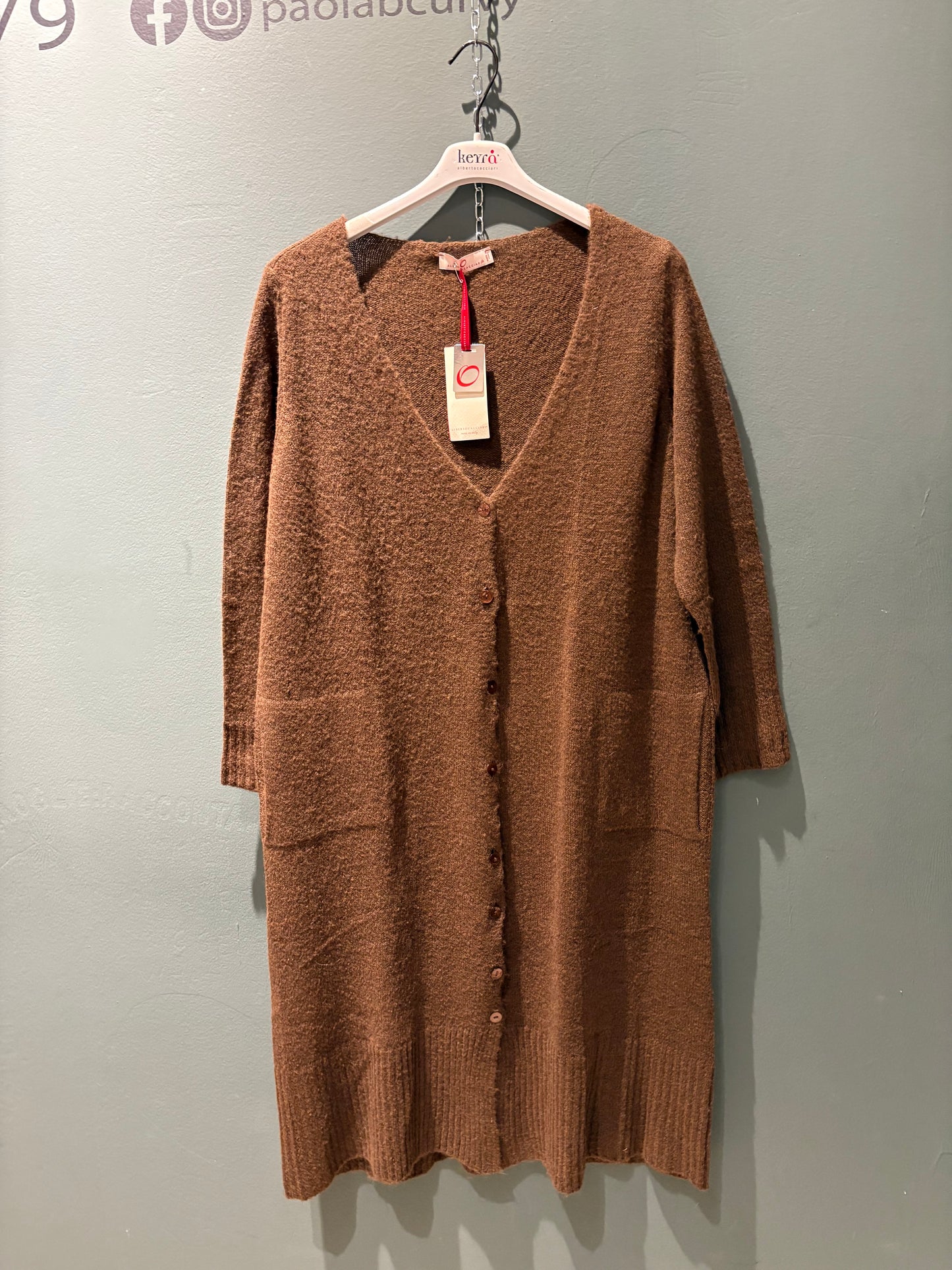 Cardigan bottoni