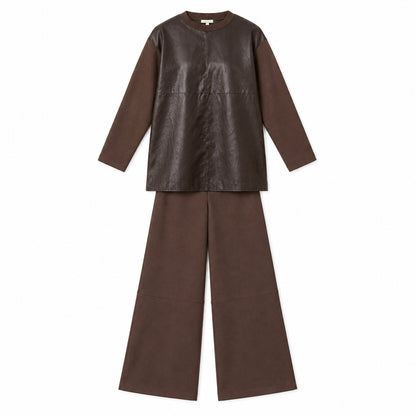 Pantalone gamba larga