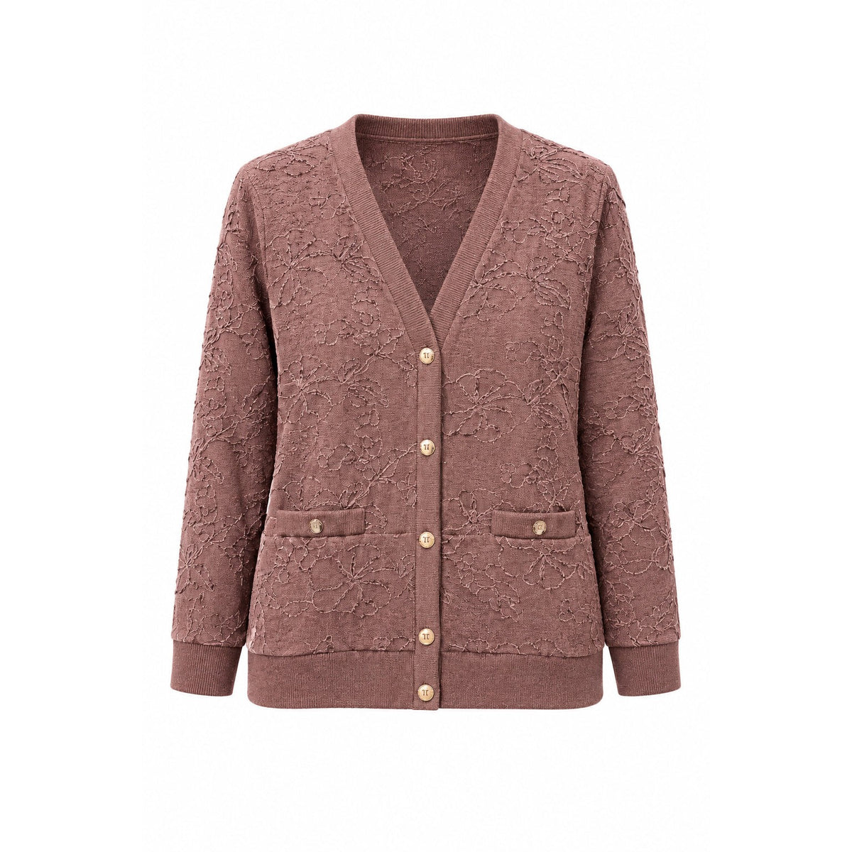 Cardigan con ricami