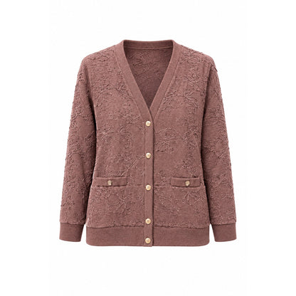 Cardigan con ricami