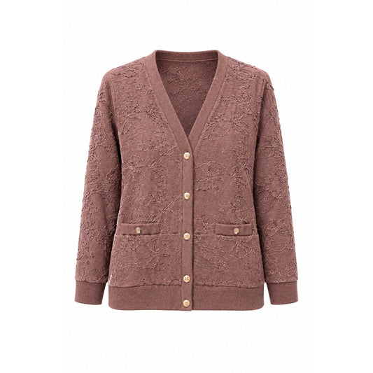 Cardigan con ricami