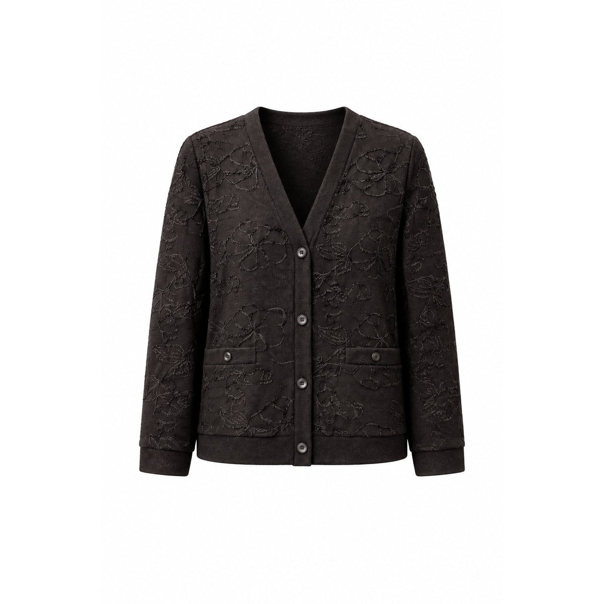 Cardigan con ricami