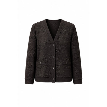 Cardigan con ricami