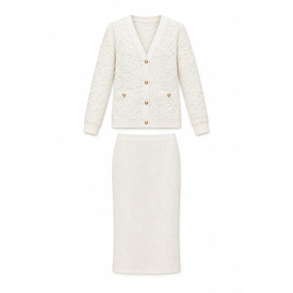 Cardigan con ricami