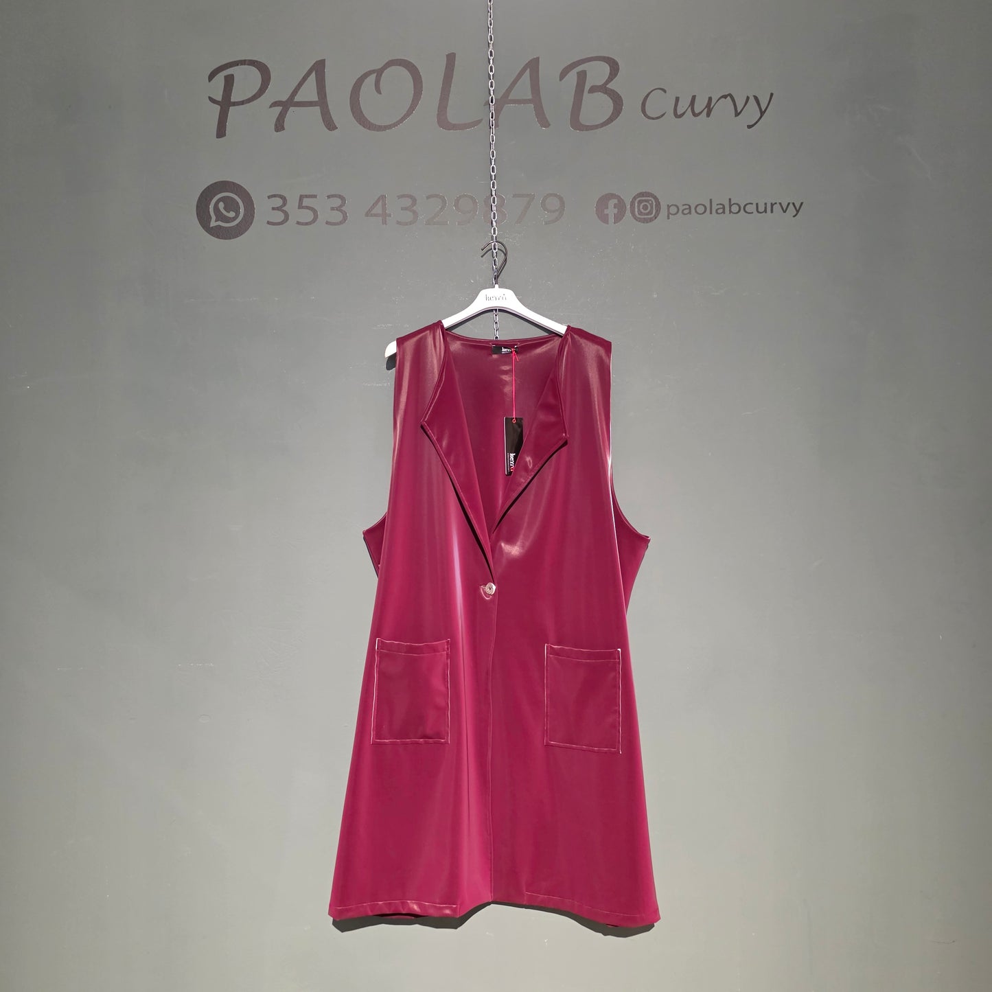 Smanicato Ecopelle Lucido